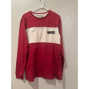 NWT Disney Parks Our Universe Marvel Pullover Spirit Jersey Style Logo Sweater M